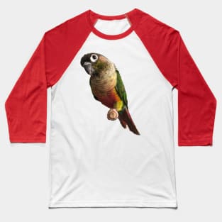 Green Cheek Conure Parrot Bird design, Love for birds Baseball T-Shirt